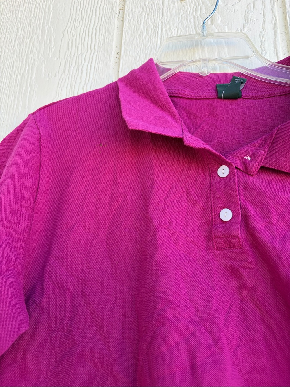 Wild Fable Women’s Cropped Polo Shirt in Bright Magenta Size XL - Picture 5 of 15